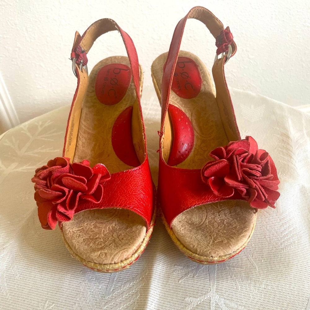 B.o.c comfortable wedge sandals.